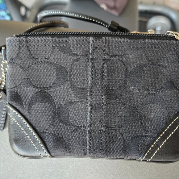 Coach Monogram Satchel Purse and Wristlet - Picture 11 of 12